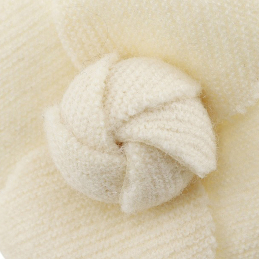 Pre-Loved Chanel Wool Camellia Brooch - Picture 5 of 9